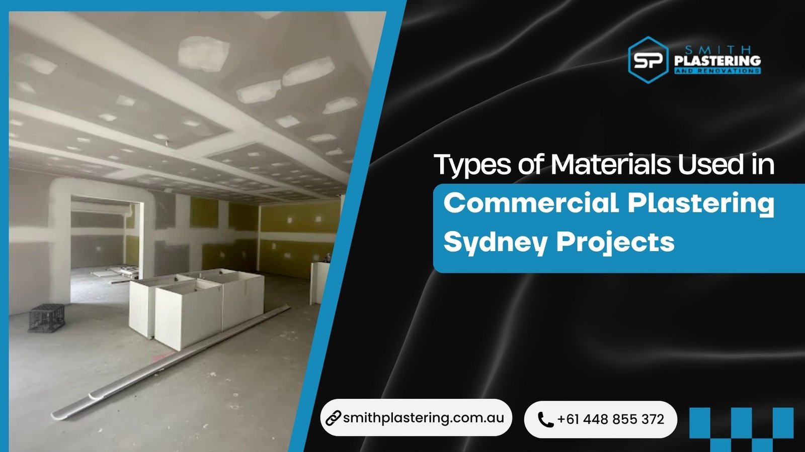 Types of Materials Used in Commercial Plastering Sydney Projects