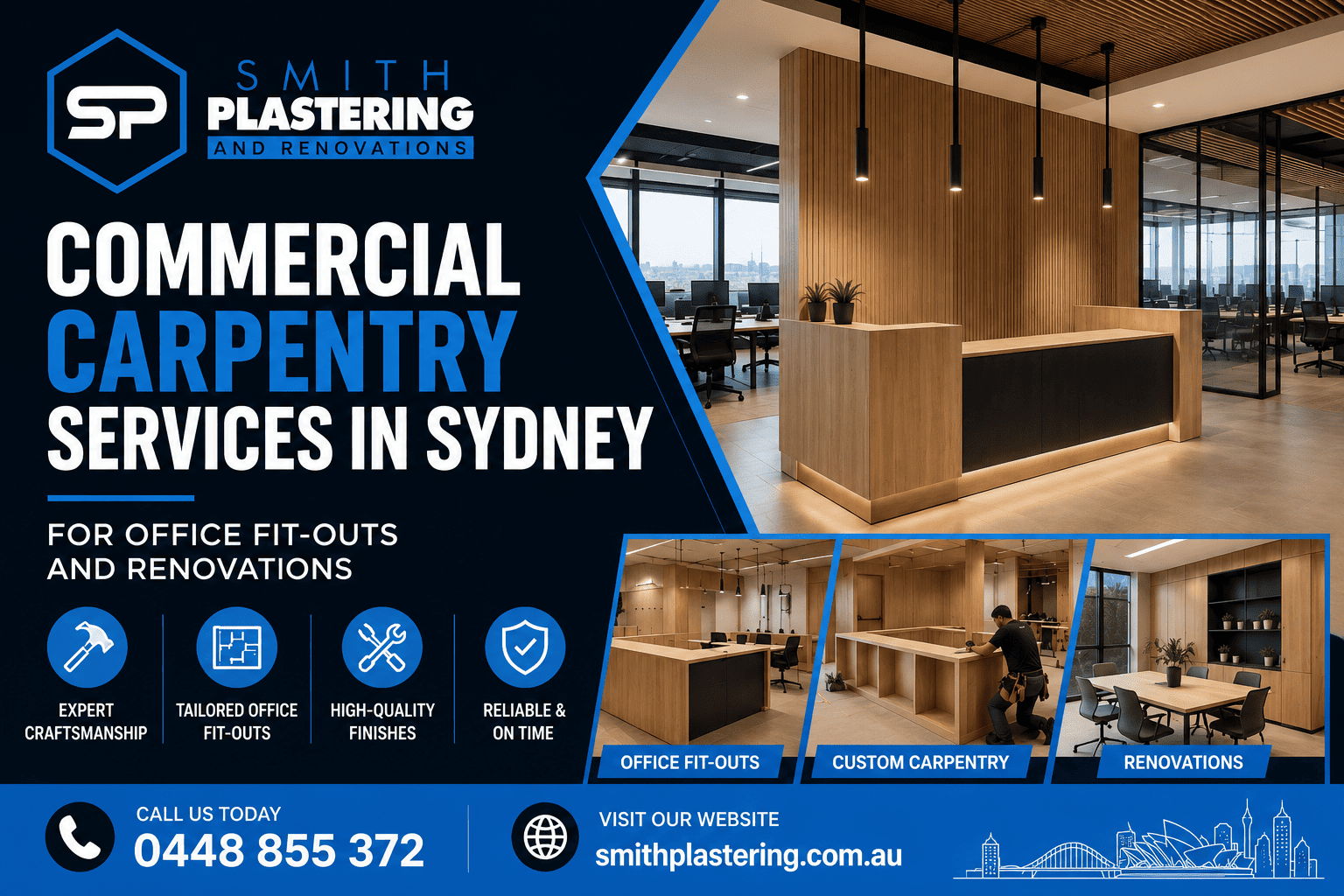 Commercial Carpentry Services in Sydney for Office Fit-Outs and Renovations
